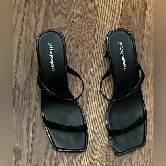 Jeffrey Campbell Jamm-3 Jelly Slide Sandal black size 9 - Picture 15 of 16